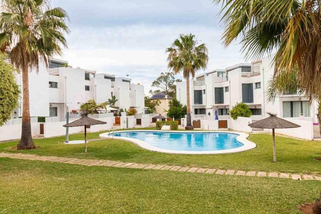 Apartamento Moderno Tranquilo Con Piscina Y Jardin เดเนีย ภายนอก รูปภาพ